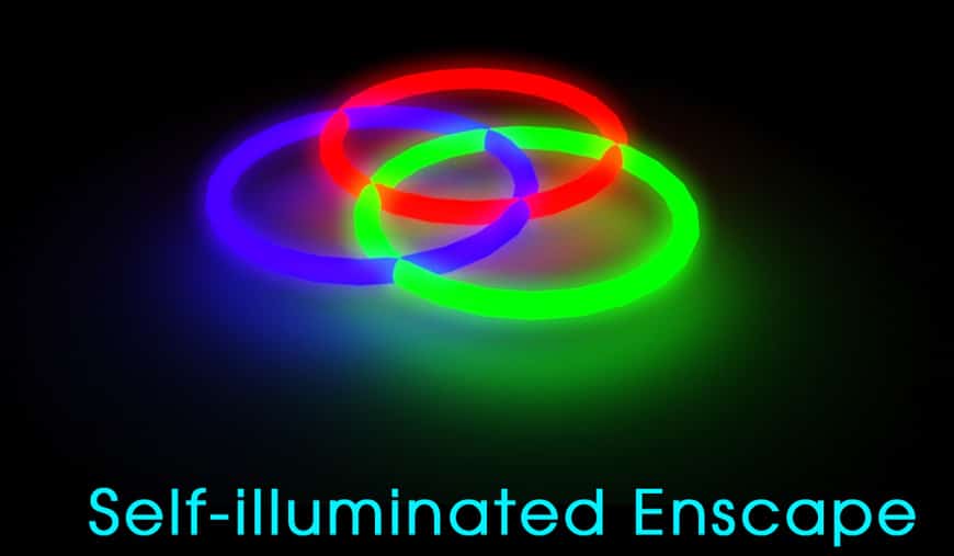 Self-illuminated vật liệu tự phát sáng trong Enscape 3 Self illuminated 2