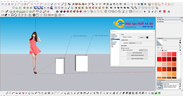 Cách sử dụng công cụ trong sketchup 7 Cách sử dụng công cụ trong sketchup