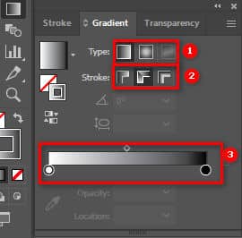 Hướng dẫn sử dụng công cụ Gradient tool Illustrator 2 HOW TO công cụ Gradient tool Illustrator