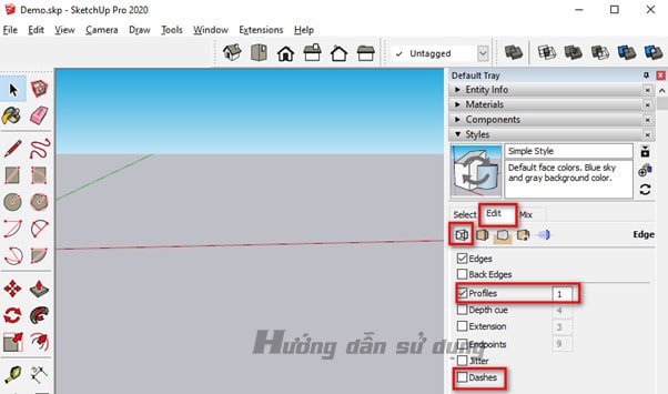 Hướng dẫn Setting sketchup khi lần đầu cài đặt 6 Setting sketchup