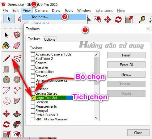Hướng dẫn Setting sketchup khi lần đầu cài đặt 2 Setting sketchup