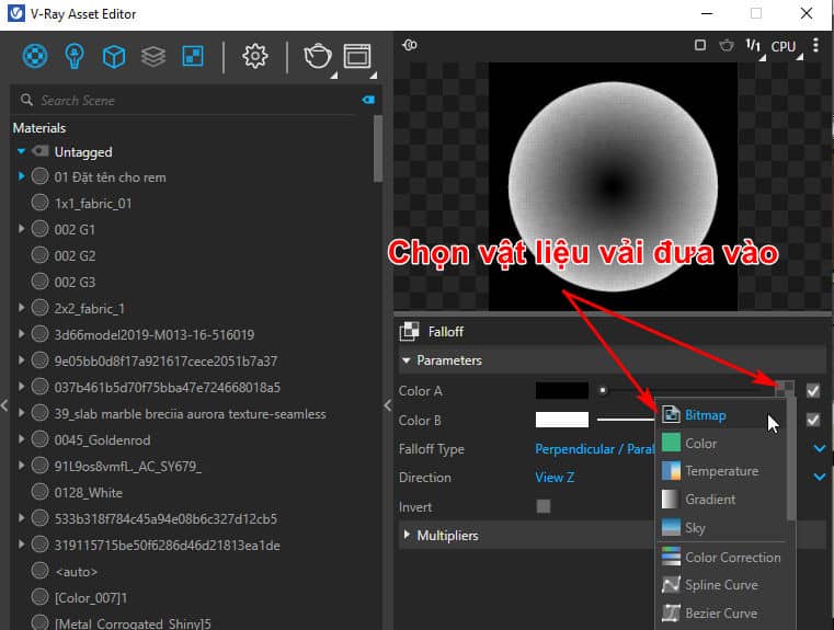 Cách tạo vật liệu cơ bản trong vray Sketchup 6 vật liệu cơ bản trong vray Sketchup
