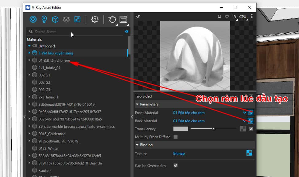 Cách tạo vật liệu cơ bản trong vray Sketchup 8 vật liệu cơ bản trong vray Sketchup