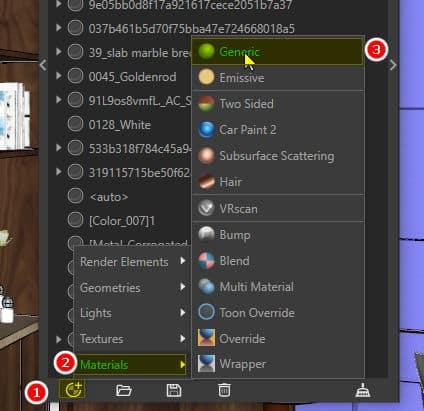 Cách tạo vật liệu cơ bản trong vray Sketchup 2 vật liệu cơ bản trong vray Sketchup