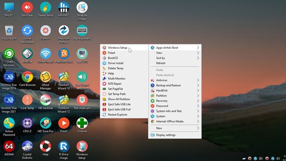 Hướng dẫn tạo usb boot chỉ 1 click 2 tao usb boot anhdv boot pre