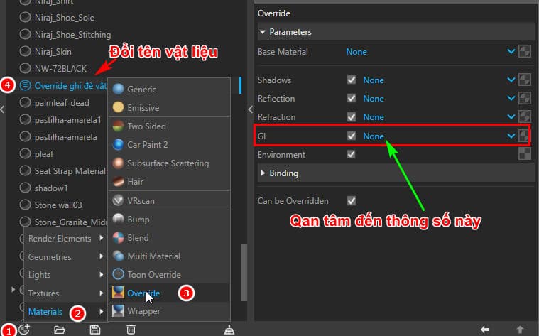 Cách tạo vật liệu cơ bản trong vray Sketchup 19 Cách tạo vật liệu cơ bản trong vray