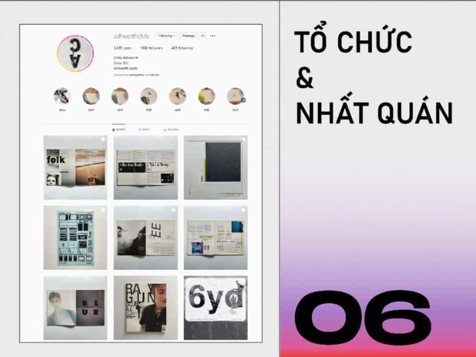 Thiết kế có tổ chức và nhất quán Thiết kế có tổ chức và nhất quán