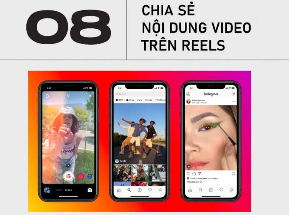 Chia sẻ nội dung video trên Reels Chia sẻ nội dung video trên Reels