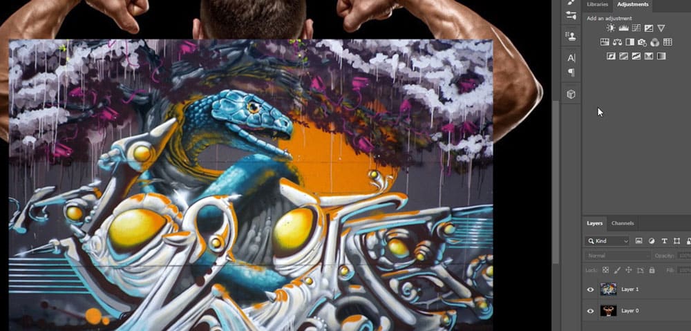 Cách áp chất liệu vào chủ thể trong Photoshop 2 HÌnh ảnh sử dụng để áp chất liệu vào chủ thể