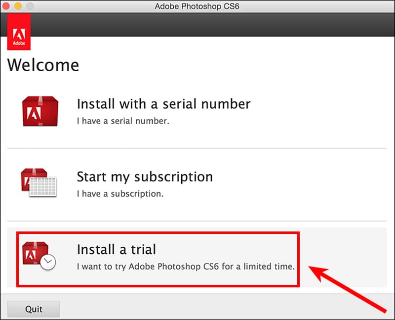 Cài đặt dùng thử photoshop Cài đặt dùng thử photoshop