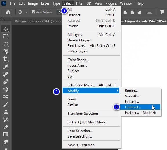 Cách ghép hình hài hước bằng Photoshop 6 chỉnh contract