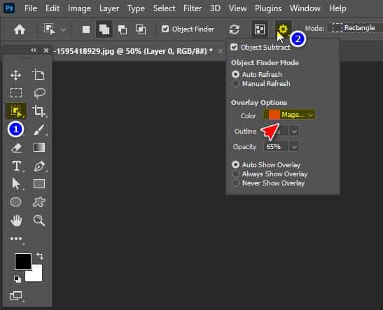 Thay đổi màu sắc vùng chọn Các tính năng mới photoshop 2023