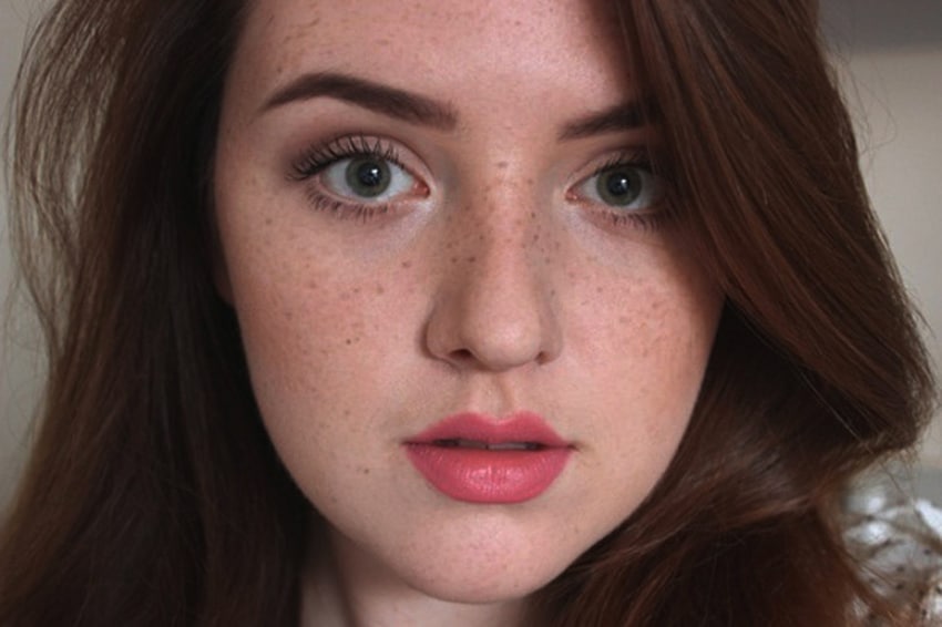 ảnh mẫu chưa chỉnh sửa Hướng dẫn làm mịn da trong photoshop