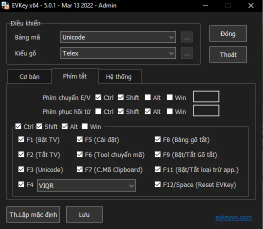 EVKEY bộ gõ tiếng việt chuẩn và xịn nhất 2023 EVKEY bộ gõ tiếng việt chuẩn và xịn nhất 2023
