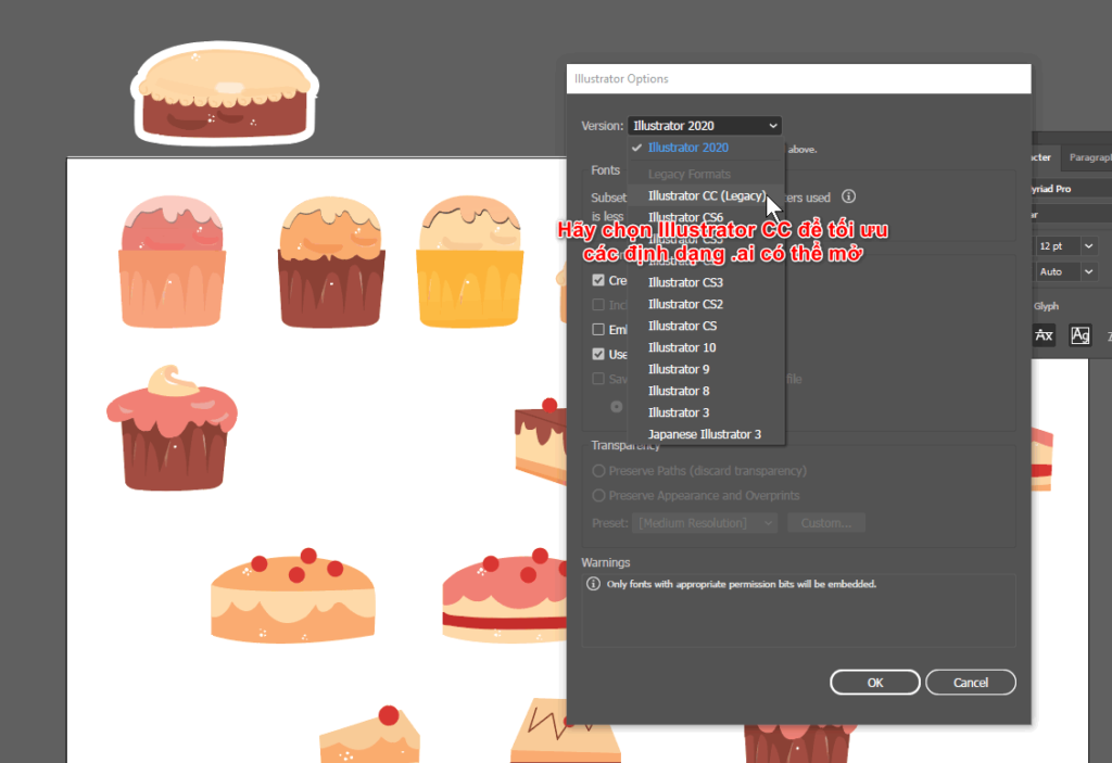 Cách xuất file Illustrator hiệu quả nhanh chóng và chính xác 2 Cách xuất file Illustrator hiệu quả