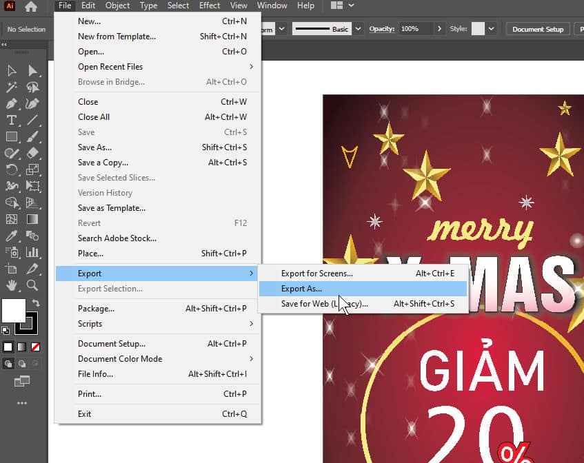 Cách xuất file Illustrator hiệu quả nhanh chóng và chính xác 6 Lưu file SVG