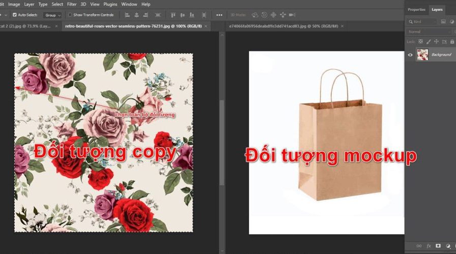 Cách mockup túi đơn giản trong photoshop 2 4 e1680837613106