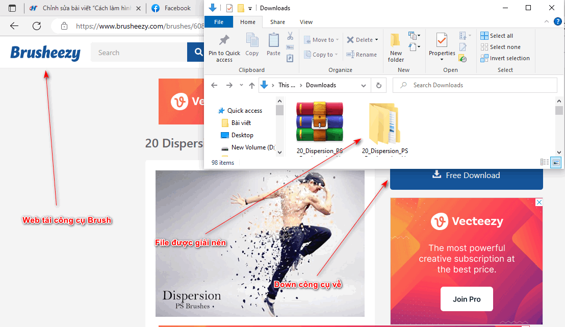 Cách tạo hiệu ứng tan biến trong photoshop 2 Cách tạo hiệu ứng tan biến trong photoshop
