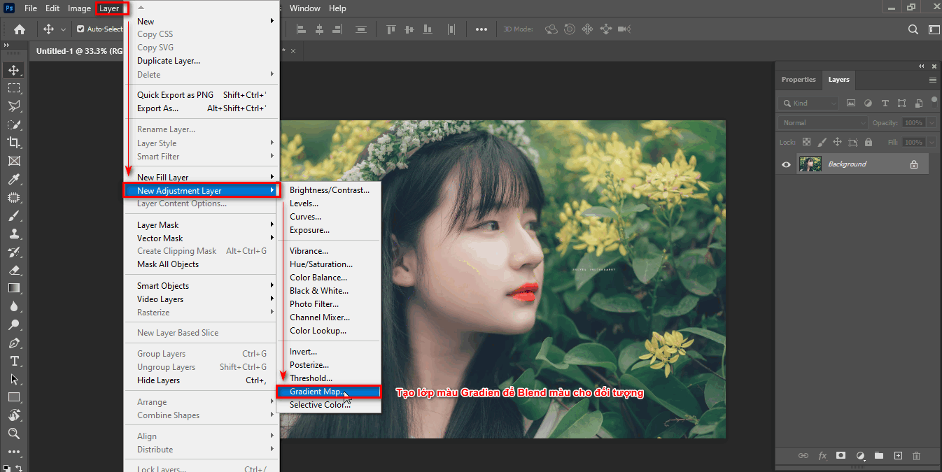 Cách Blend màu trong photoshop 2 Cách Blend màu cơ bản và đơn giản trong photoshop