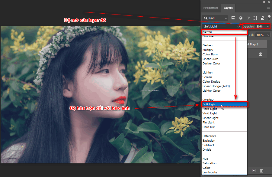 Cách Blend màu trong photoshop 3 Cách Blend màu cơ bản và đơn giản trong photoshop