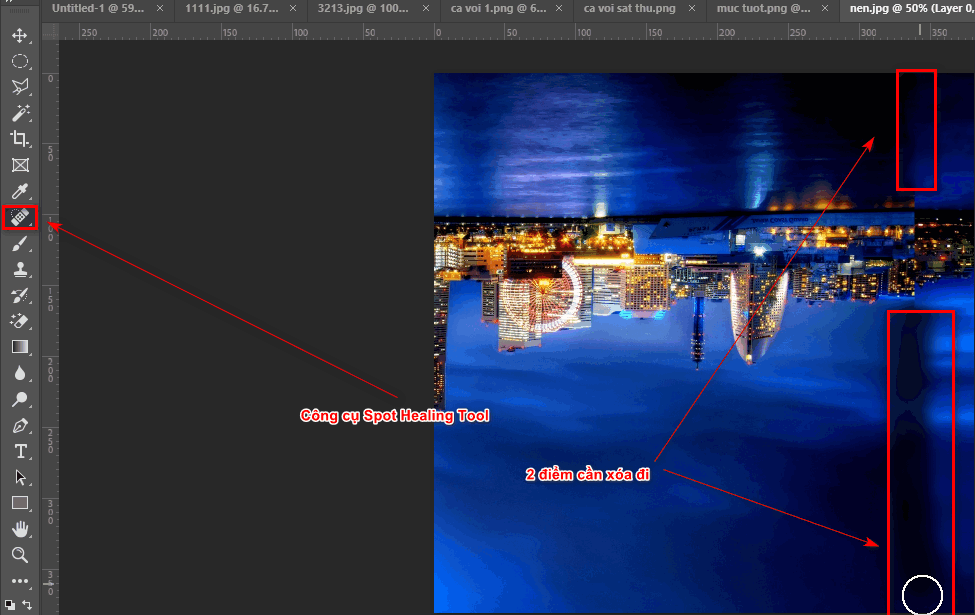 Cách tạo hiệu ứng trong photoshop thành phố biển 6 Cách tạo ra một thành phố xoay tròn trong photoshop