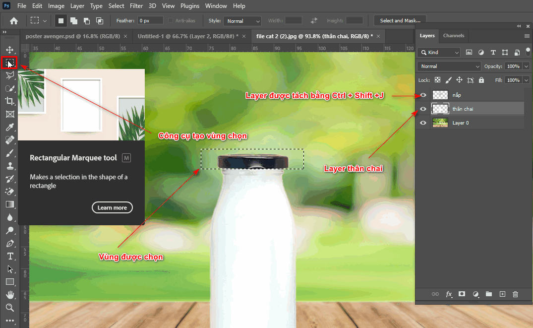 Cách tách nền vật liệu trong suốt trong photoshop 4 cách lấy chai ly thủy tinh trong suốt trong Photoshop