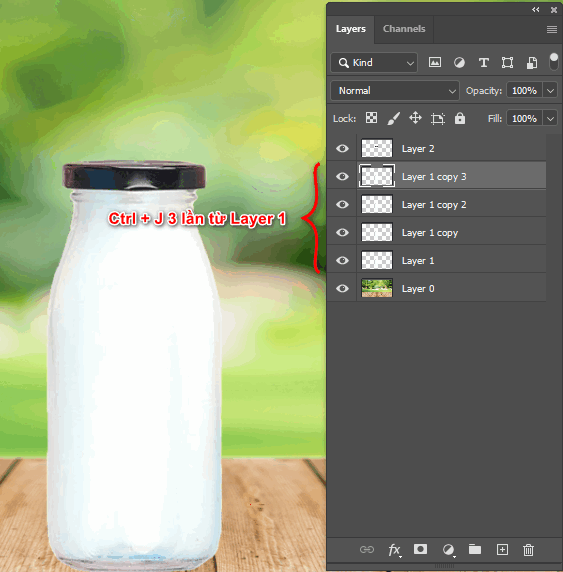 Cách tách nền vật liệu trong suốt trong photoshop 5 cách lấy chai ly thủy tinh trong suốt trong Photoshop