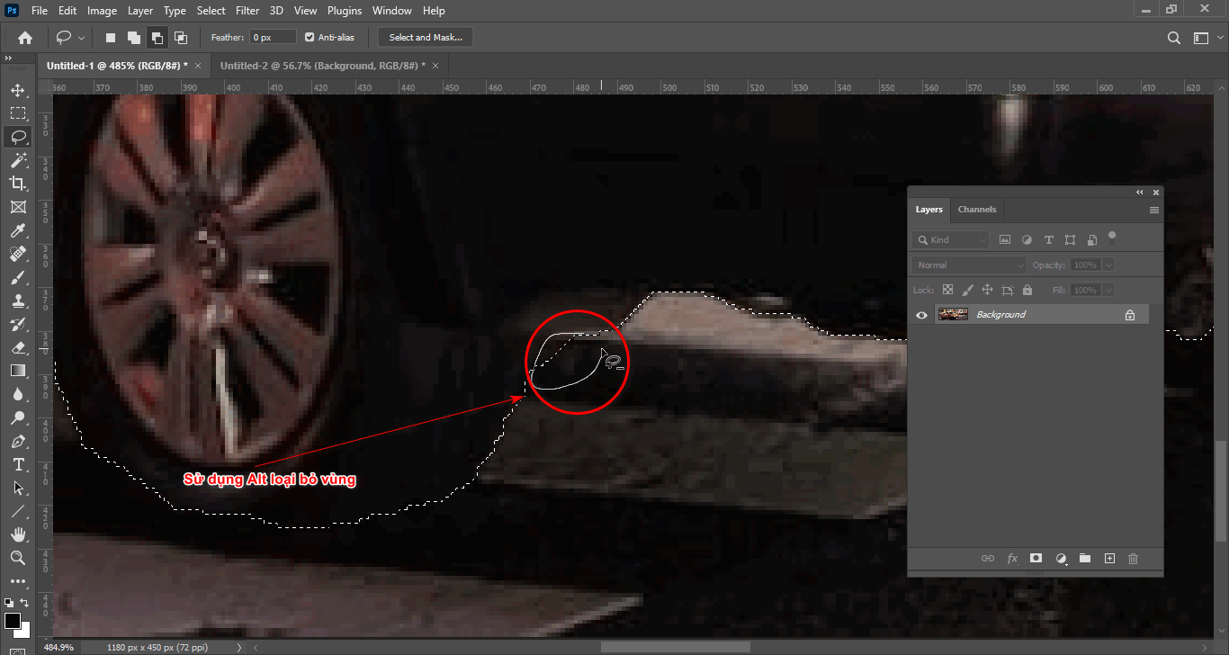 4 Cách tạo hiệu ứng tốc độ trong photoshop 7 3 Cách tạo hiệu ứng tốc độ cho xe trong photoshop (phần 1)