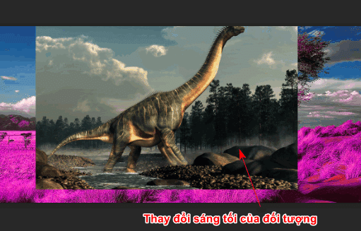 Di chuyển đối tượng sang background Cách tạo background 3D trong Photoshop