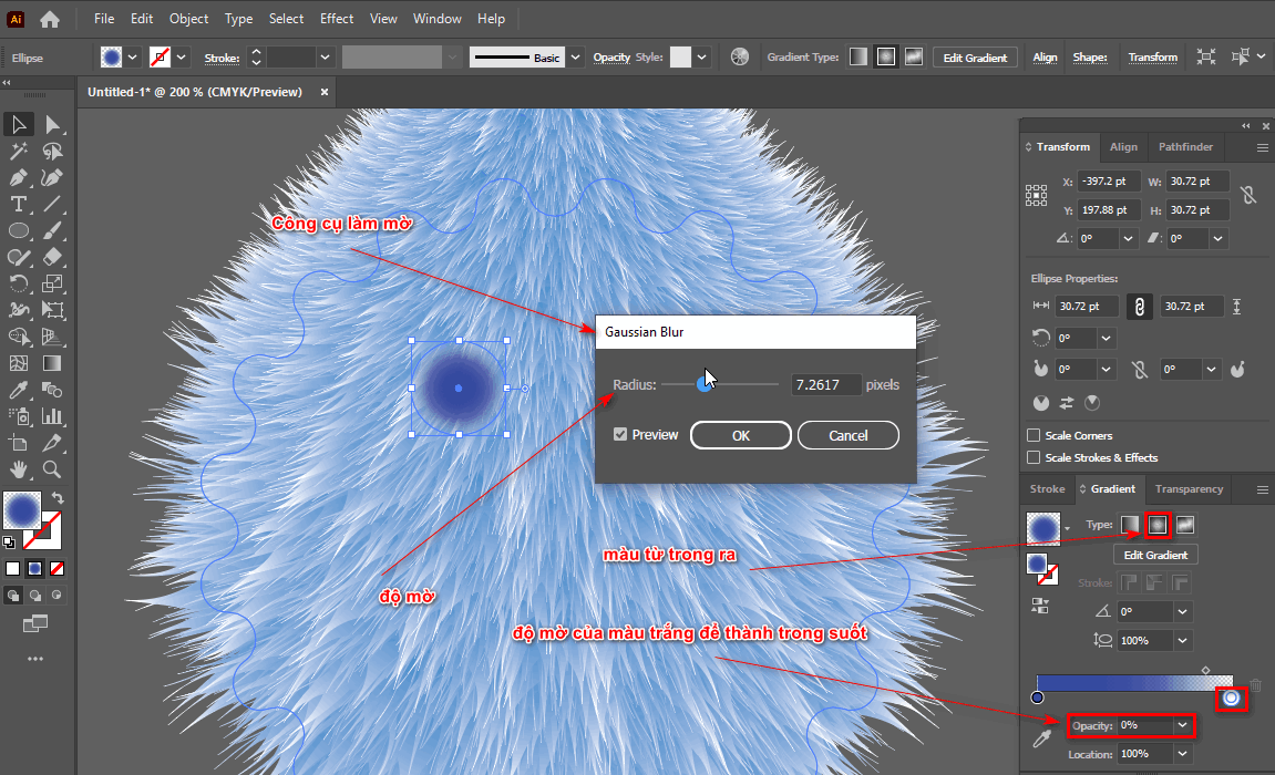 Cách tạo thú bông trong illustrator 14 Cách tạo thú bông trong illustrator