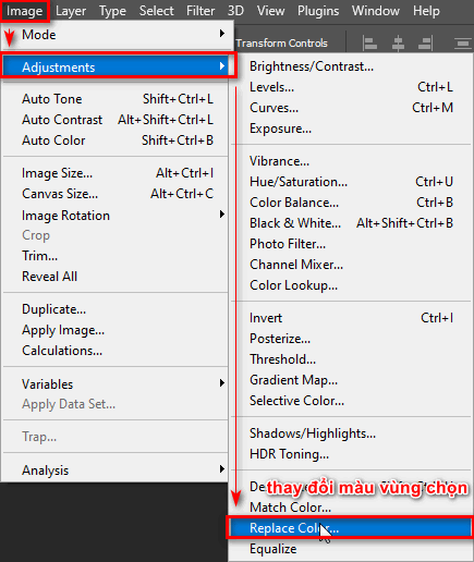 Cách tạo background 3D trong Photoshop 3 Thay đổi màu vùng chọn