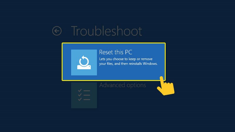 Reset this PC Reset this PC