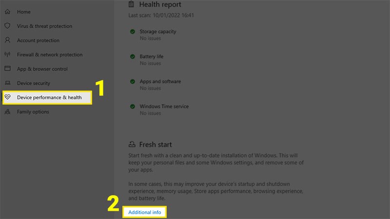 Chọn Additional info Chọn Additional info