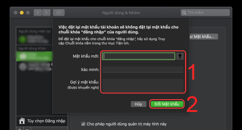 Đặt lại mật khẩu Đặt lại mật khẩu