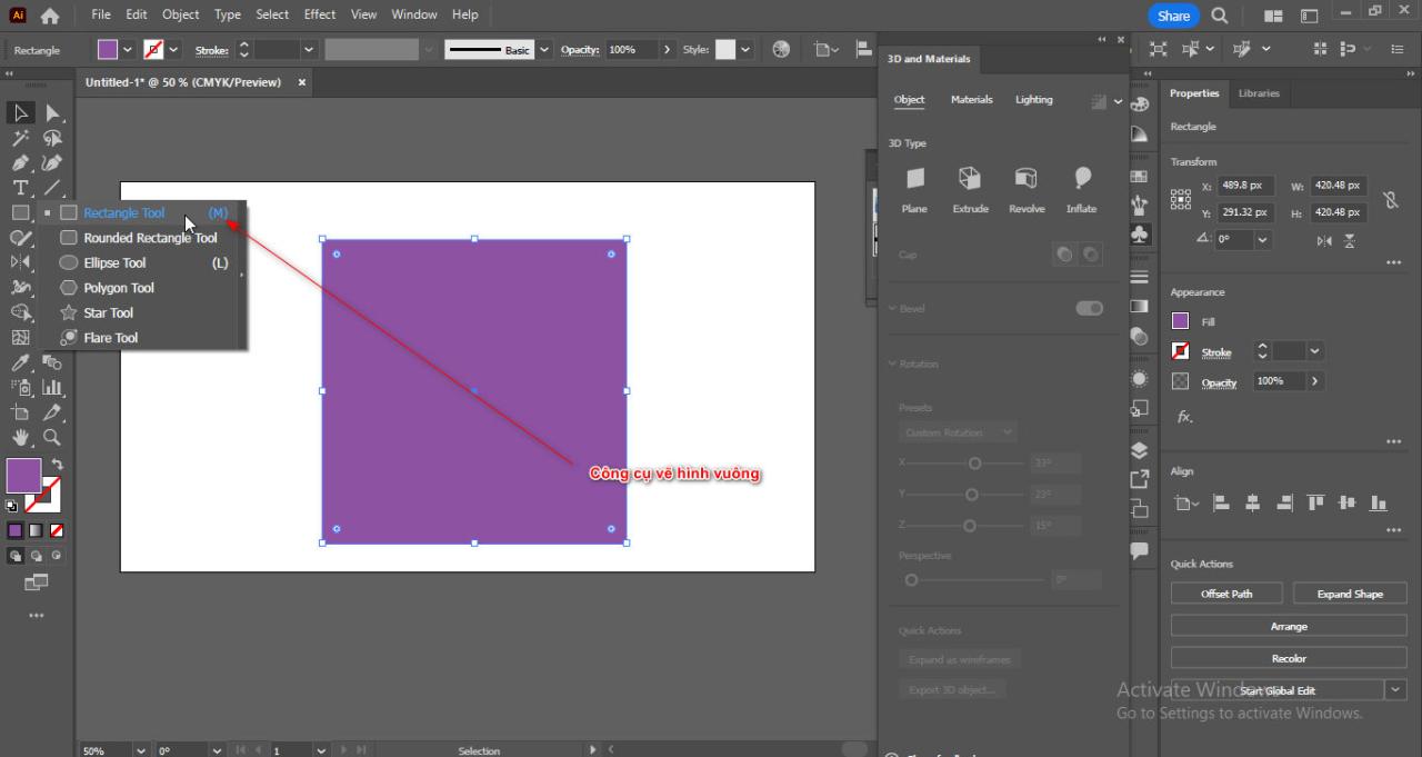 Cách tạo bàn phím 3D trong illustrator 4 Cách tạo bàn phim 3D trong illustrator