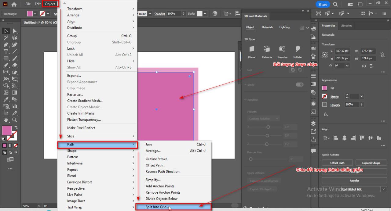 Cách tạo bàn phím 3D trong illustrator 7 Cách tạo bàn phim 3D trong illustrator