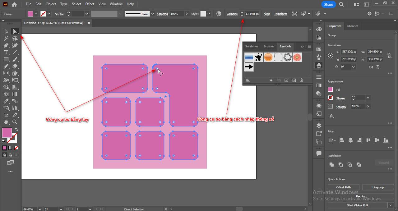 Cách tạo bàn phím 3D trong illustrator 12 Cách tạo bàn phim 3D trong illustrator