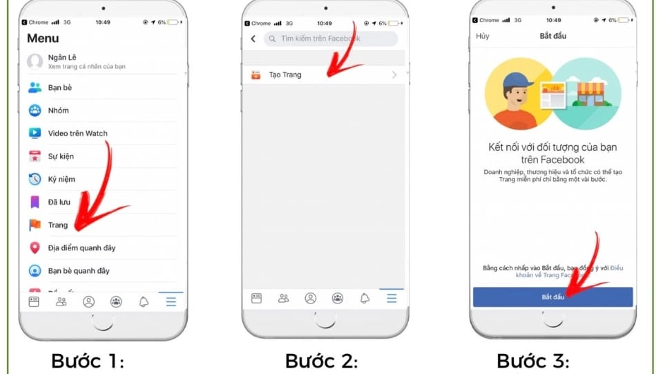 2 cách tạo Fanpage Facebook chuẩn đơn giản dành cho người mới 2 Cách tạo Fanpage Facebook trên điện thoại
