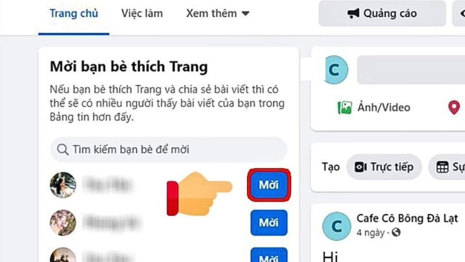 2 cách tạo Fanpage Facebook chuẩn đơn giản dành cho người mới 5 Mời bạn bè thích trang Fanpage là cần thiết