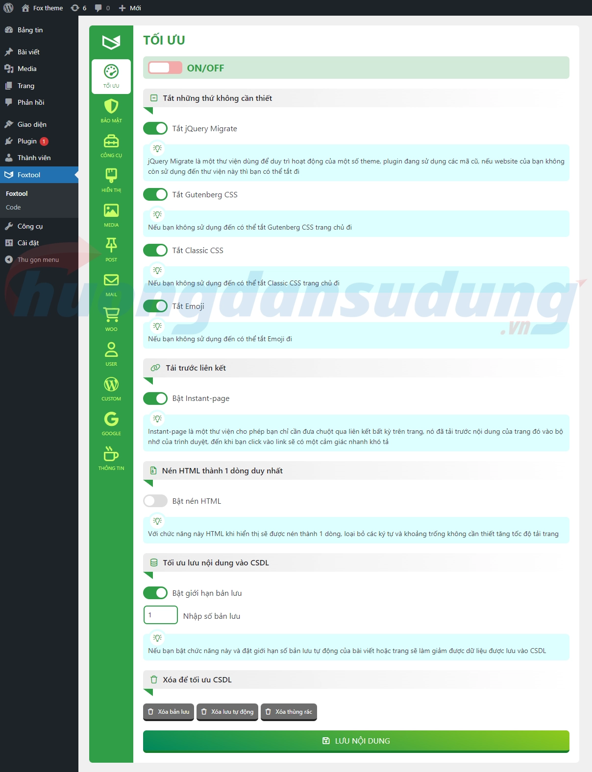 Plugin Foxtool bộ công cụ cần phải có cho 1 website 2 foxtool