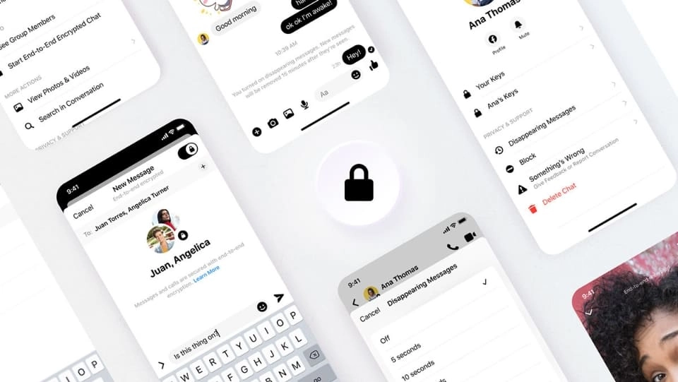 Cách tải messenger phiên bản mới về máy tính, điện thoại 3 Messenger được thiết kế rõ ràng và chia thành hai cửa sổ độc lập
