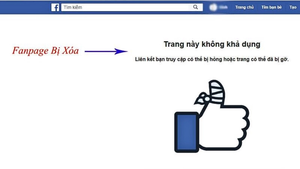 Cách nhờ trung tâm trợ giúp Facebook xử lý các vấn đề liên quan 6 Sự cố xảy ra với trang Fanpage