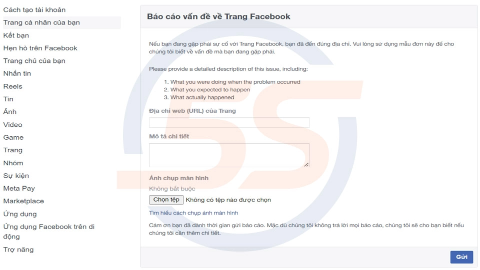 Cách nhờ trung tâm trợ giúp Facebook xử lý các vấn đề liên quan 7 Cách nhờ trung tâm trợ giúp Facebook xử lý các vấn đề liên quan