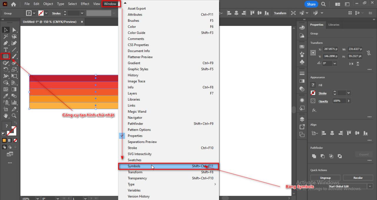 Cách tạo ruy băng trong illustrator 4 Cách tạo ruy băng illustrator