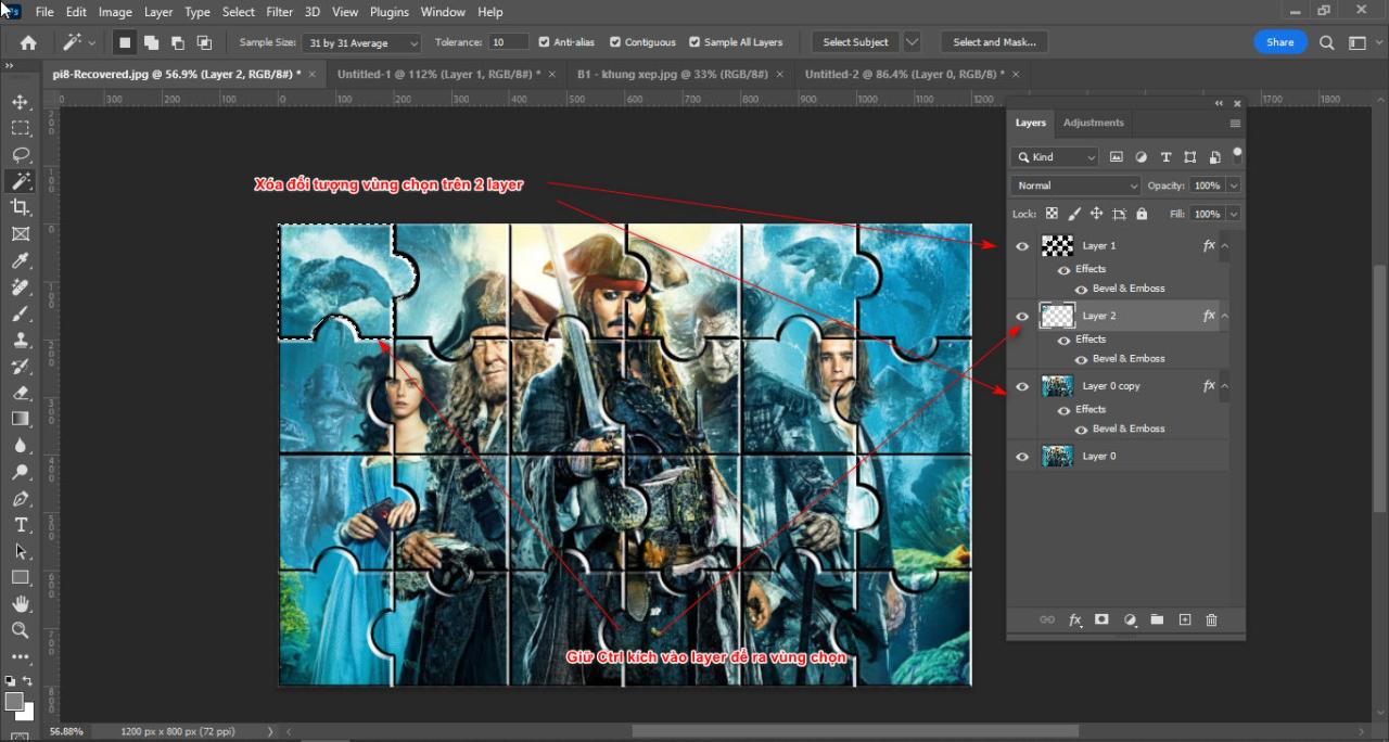 Cách tạo khung xếp trong photoshop 16 Cách tạo khung xếp trong photoshop