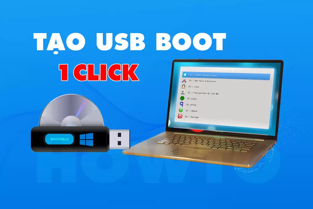 Instructions to create USB boot with just 1 click to receive uefi and ...