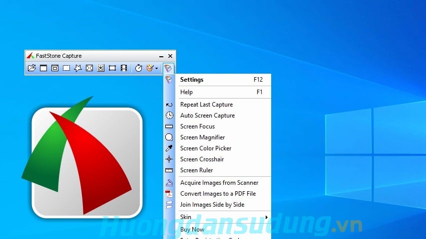 Top 5 những phần mềm quay video màn hình đỉnh nhất hiện nay 3 Quay video màn hình bằng fastone capture