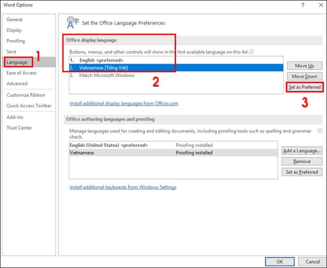 Cách cài đặt Tiếng Việt cho Microsoft Office 365, 2021, 2019, 2016, 2013 11 cach cai dat tieng viet cho microsoft office 365 2021 2019 2016 2013 19823 9
