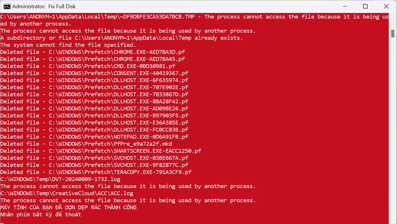 6 Cách khắc phục ổ C báo đỏ đơn giản hết ngay lập tức để tiết kiệm không gian 2 Cách khắc phục ổ C báo đỏ